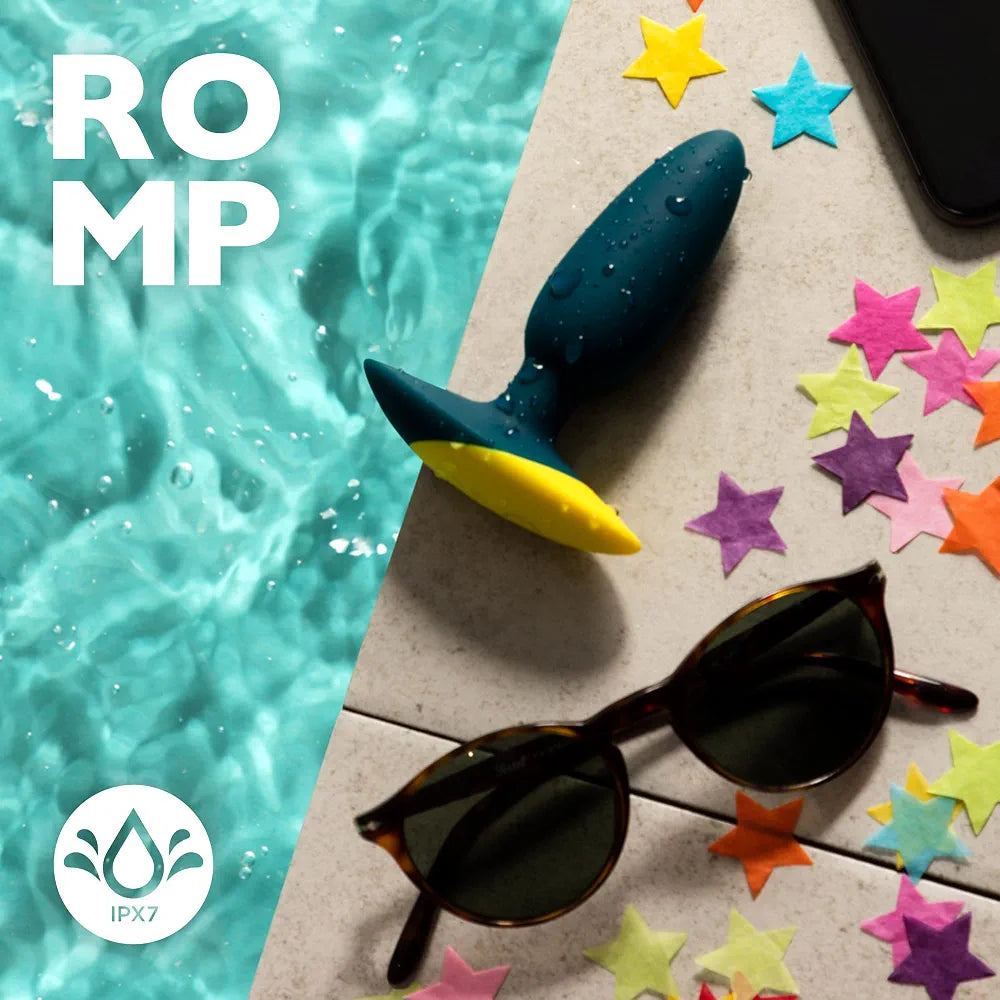 ROMP 4-Inch Waterproof Silicone Prostate Massager with 6 Vibration Modes