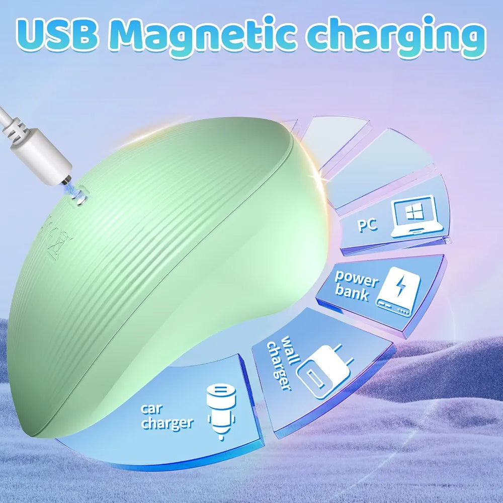 9-Mode Rechargeable Clitoral and G-Spot Vibrator with Suction Technology for Women
