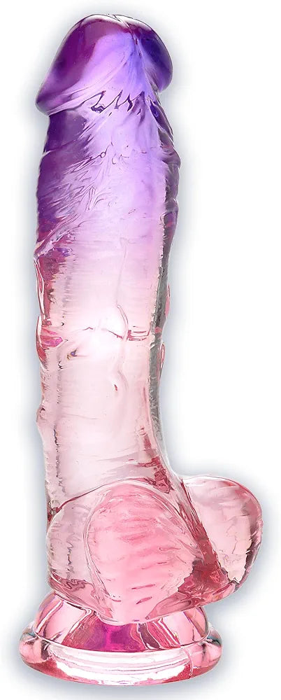 Adam & Eve Sunset Dreams 7.5-Inch Realistic Flexible Dildo with Suction Cup Base