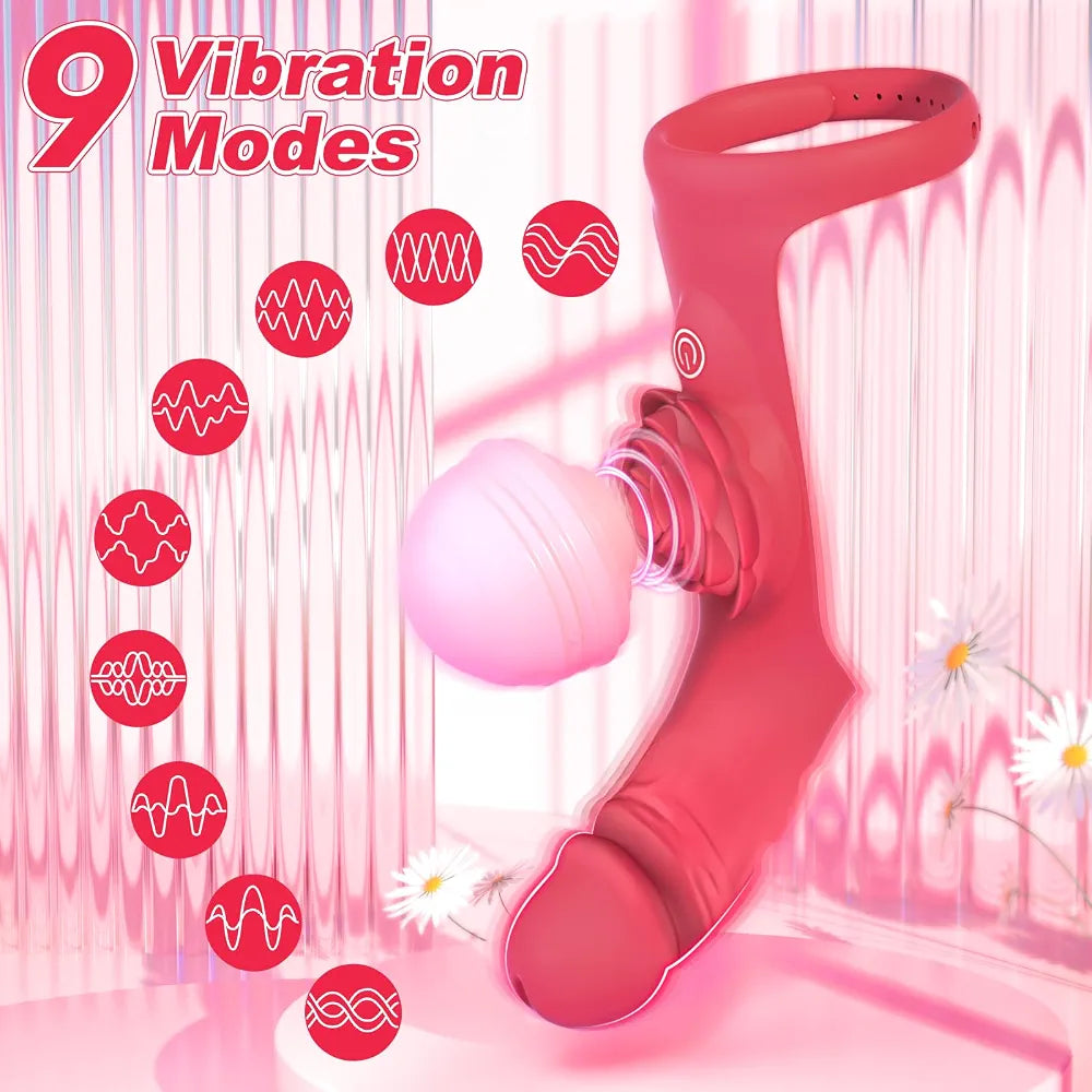 9-Mode Rechargeable G-Spot and Clitoral Stimulator Finger Vibrator