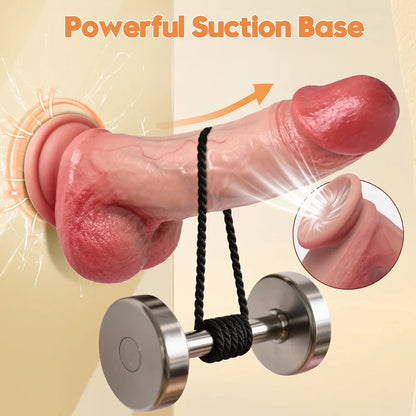 6-Inch Realistic Liquid Silicone Dildo with Suction Cup and Lifelike Texture