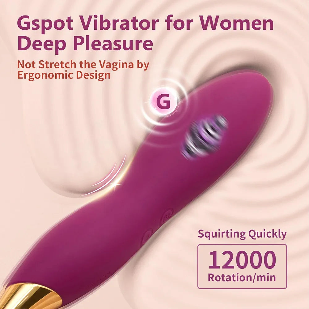 SVAKOM Multi-Function Silicone Wand Massager with Dual Interchangeable Heads for Targeted Stimulation