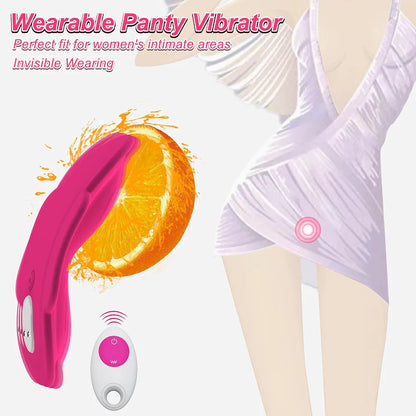 App-Controlled Wearable Clitoral and G-Spot Vibrator for Women and Couples
