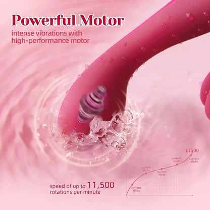 SVAKOM Tribunny Dual-Stimulation Heated Rabbit Vibrator with G-Spot and Anal Functionality