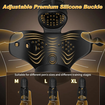Advanced App-Controlled Male Masturbator with 10 Vibration Modes and 360° Swing Glans Training