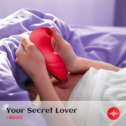Rose Clitoral Suction Vibrator - 7 Mode Stimulating Sex Toy for Women