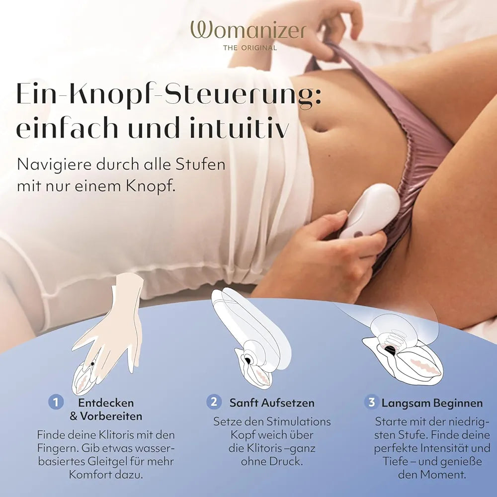 Womanizer Starlet Rechargeable Clitoral Suction Vibrator with 4 Intensity Levels