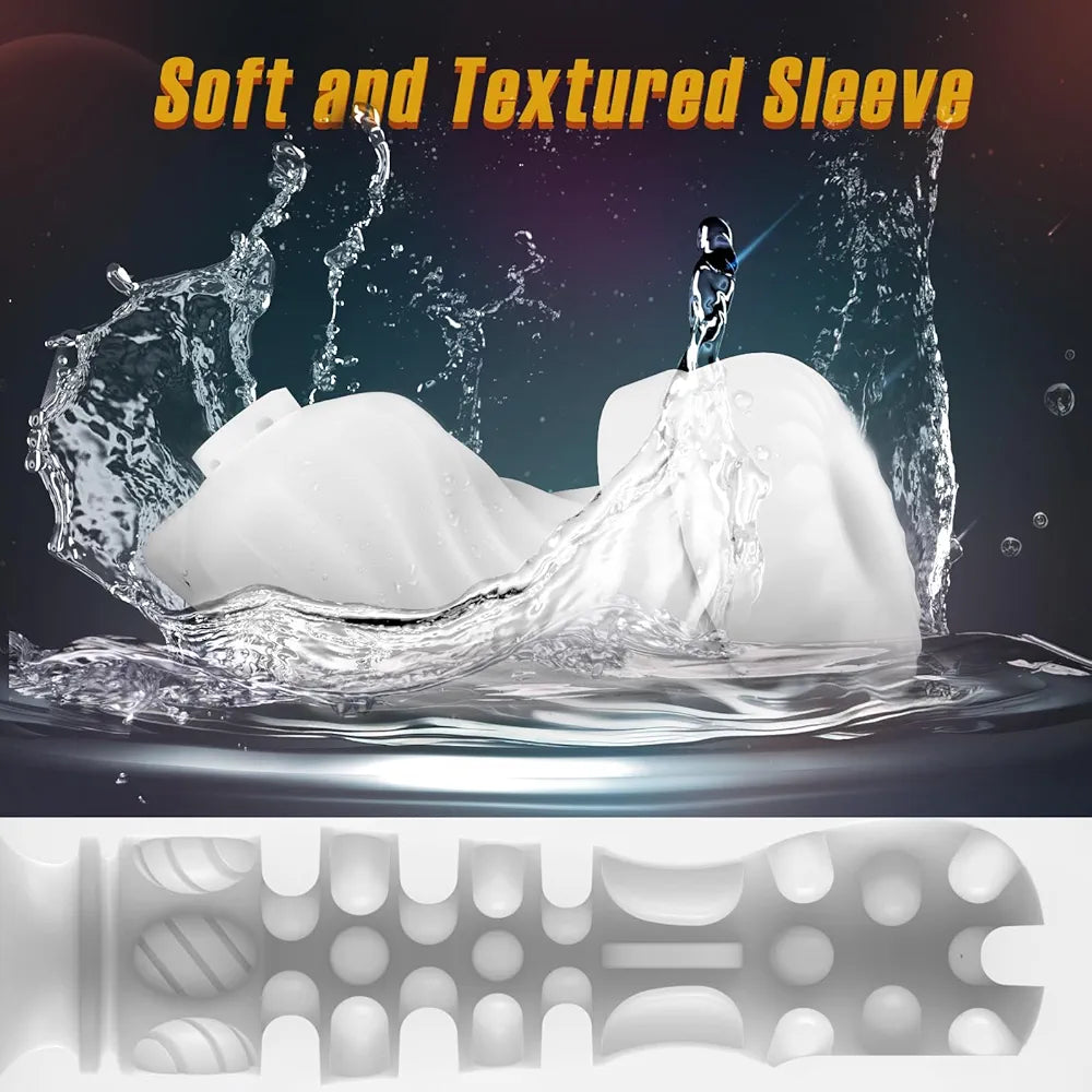 Tracy's Dog Automatic Male Masturbator with Heating, Vibration, and Thrusting Modes