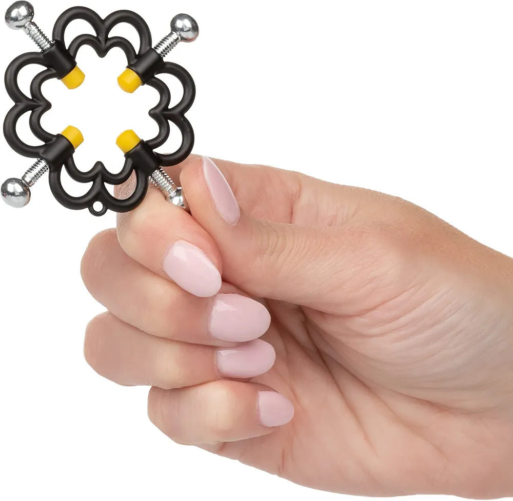 CalExotics Adjustable Nipple Clamps with Silicone Grips
