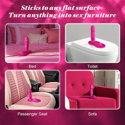 App-Controlled Wearable Strap-On Vibrating Dildo with G-Spot and Anal Stimulation