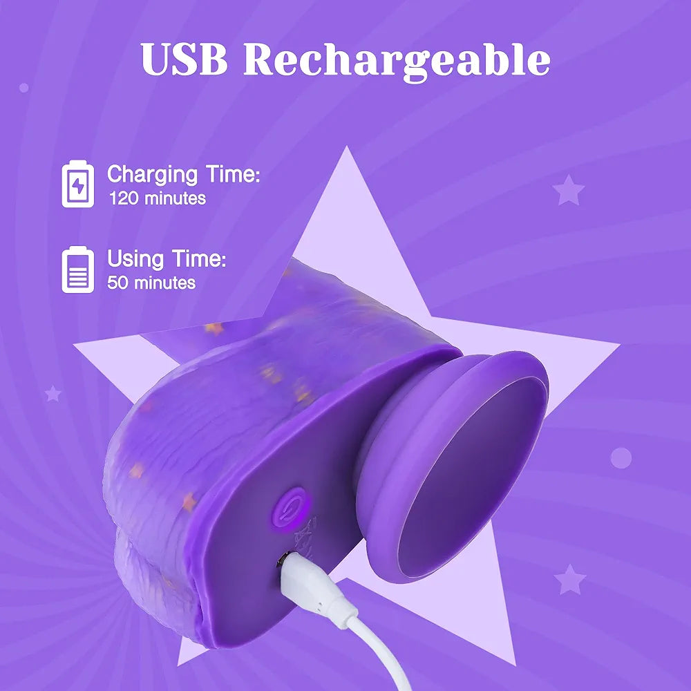 Realistic 9.25-Inch Heated Thrusting G-Spot Vibrator with Remote and Suction Base
