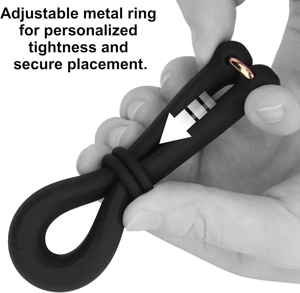 AnyFit Pro Adjustable Silicone Dual-Ring Erection Enhancer and Ball Stretcher