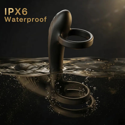 Ultimate 360-Degree Twisting Vibrating Penis Ring with 10 Modes for Couples
