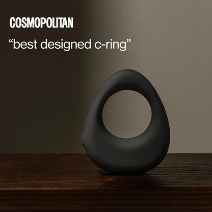 Maude 5-Speed Silicone Vibrating Penis Ring with USB Charger and Travel Case