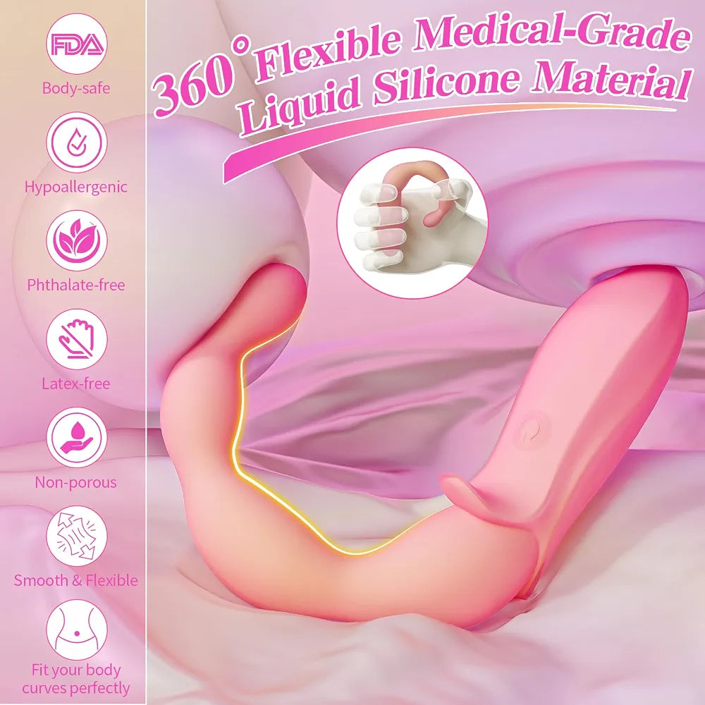 Bluetooth App-Controlled Vibrating Anal Bead Plug with 10 Vibration Modes for Prostate and G-Spot Stimulation