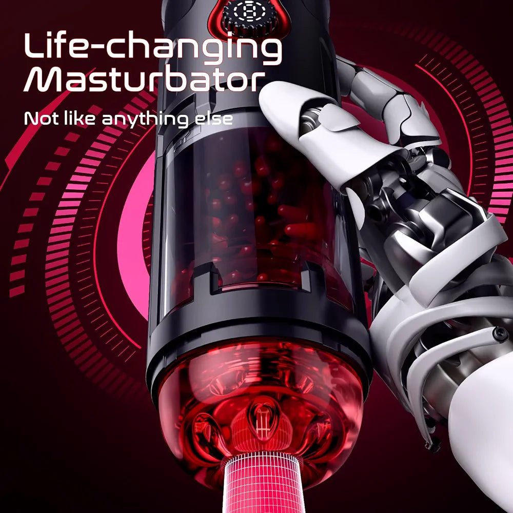 VIIGOO Automatic Male Masturbation Cup with 5 Thrusting and 9 Rotation Modes
