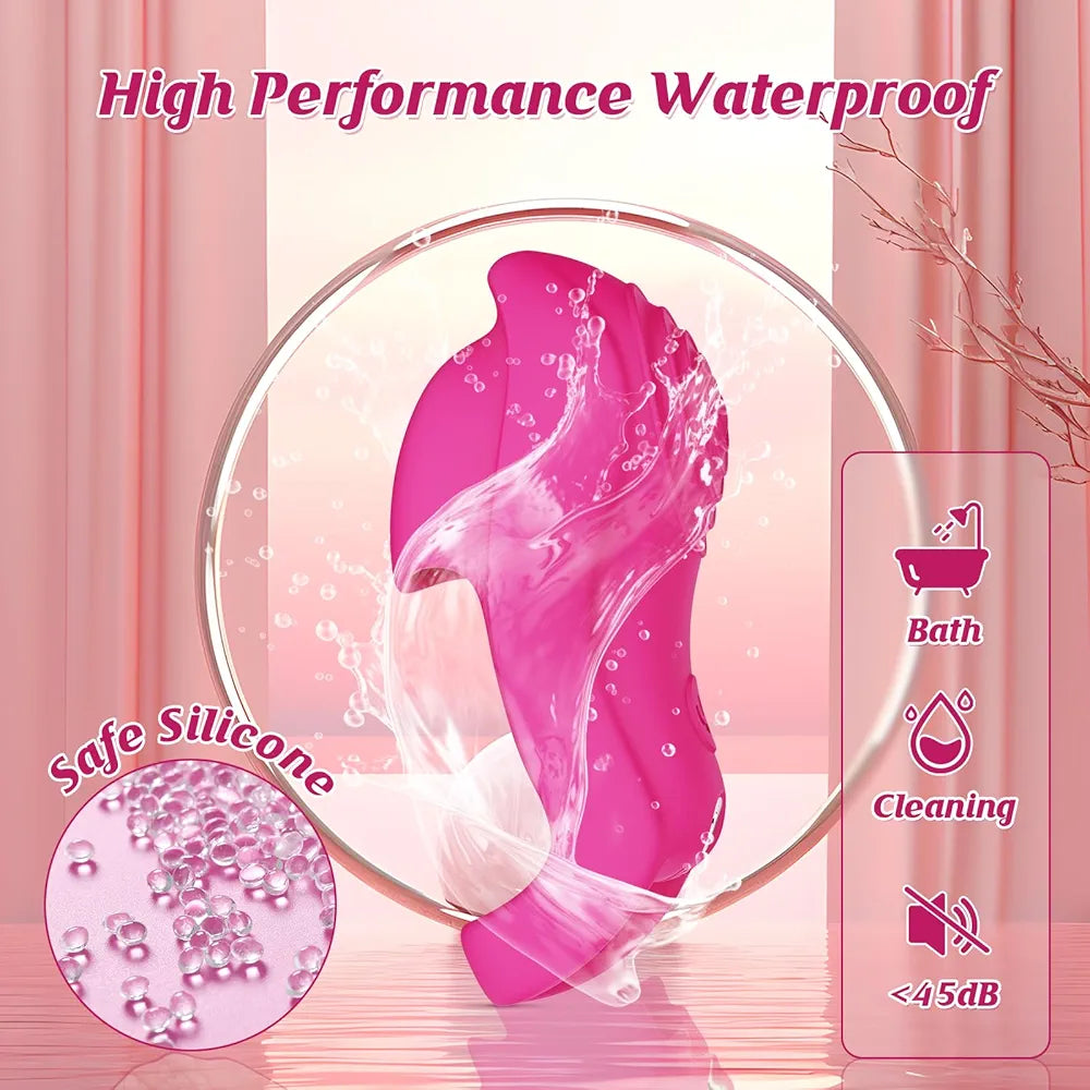 Premium Waterproof Mini Finger Vibrator with App-Controlled Stimulation for Couples