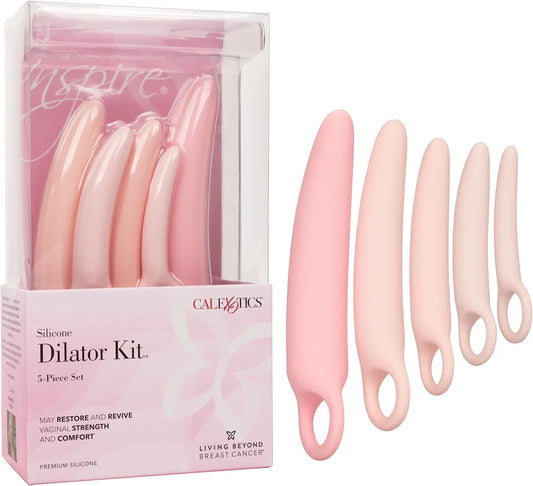 CalExotics Inspire 5-Piece Silicone Dilator Kit - Pink