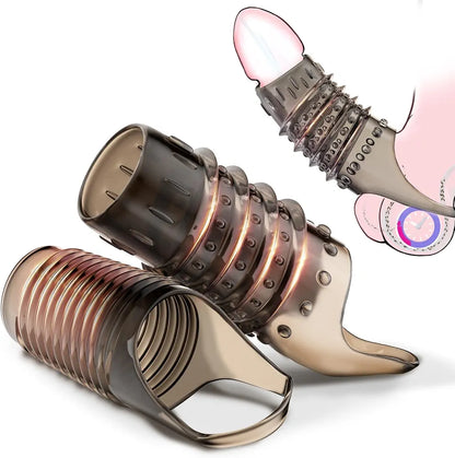 Premium Silicone Penis Enhancement Rings - 2-Piece Set for Improved Stamina and Firmness