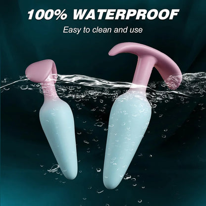 Silicone Anal Training Plug Set - 3-Piece Beginner to Advanced Expander Kit