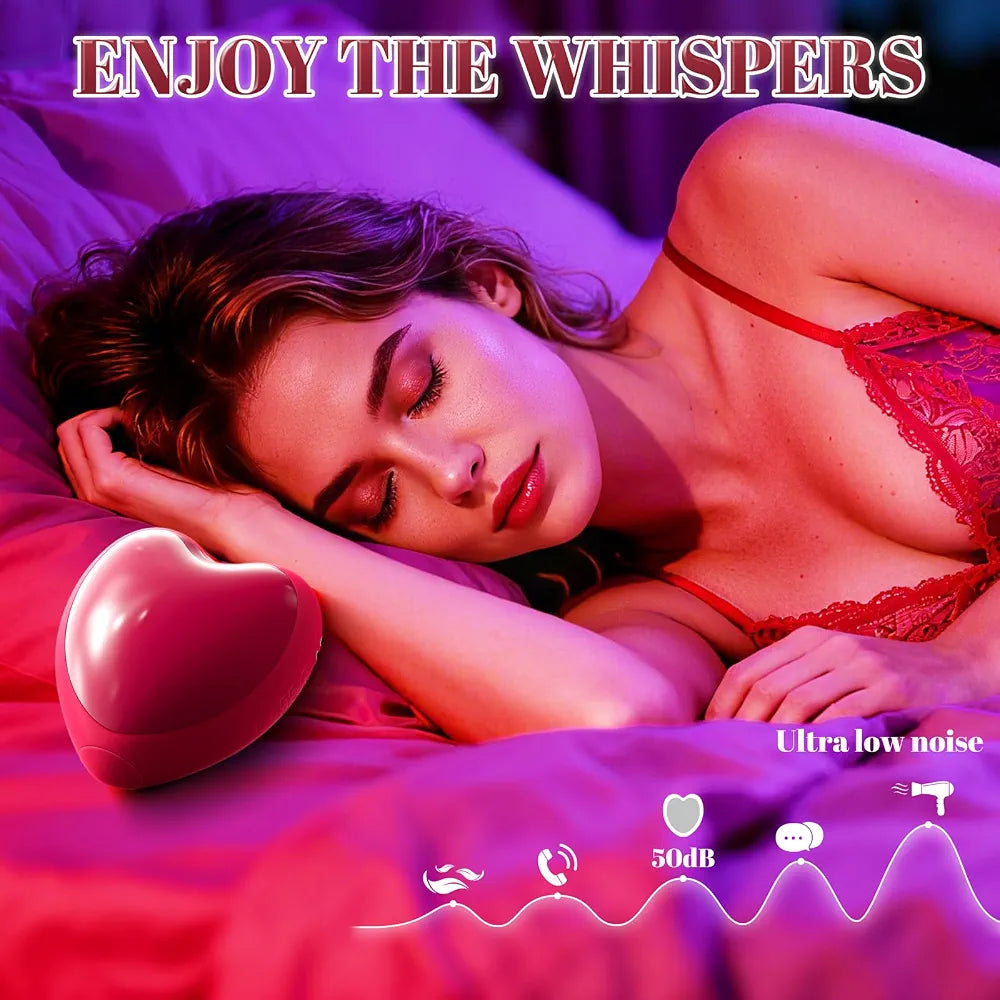 Rose-Shaped Clitoral Suction Vibrator with 9 Intensity Modes, Waterproof Silicone
