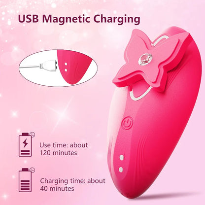 Butterfly Wearable App-Controlled Panty Vibrator - 9 Vibration Modes, Waterproof & Rechargeable