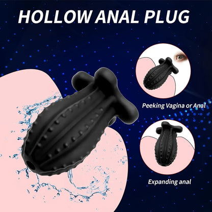 Hollow Vaginal and Anal Speculum Dilator - BDSM Enema and Intimate Wellness Toy for Adults