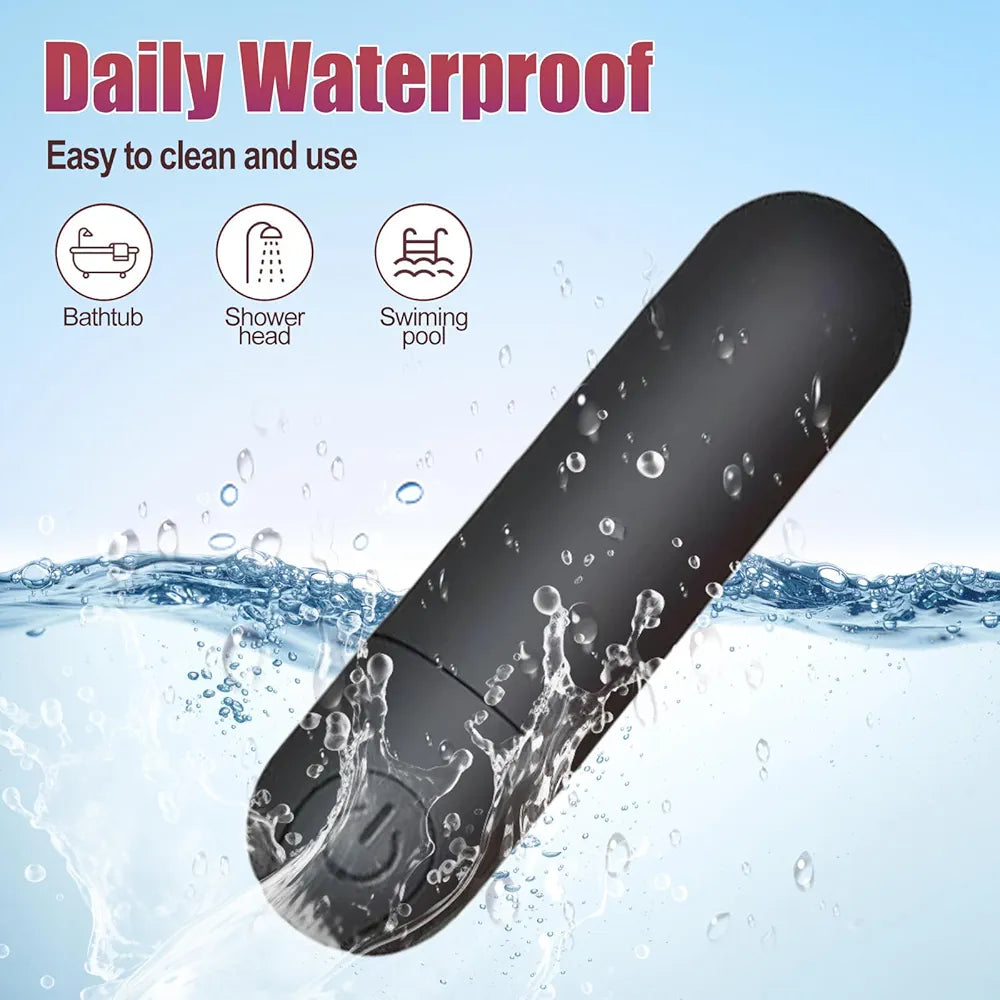 10-Mode Waterproof Remote-Controlled G-Spot and Clitoral Vibrator for Couples