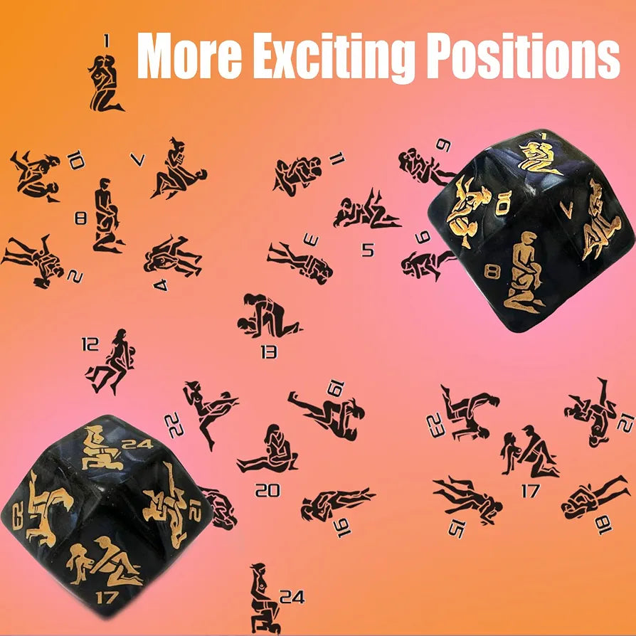 Romantic Adult Dice Game for Couples: Intimate Foreplay and Date Night Activity