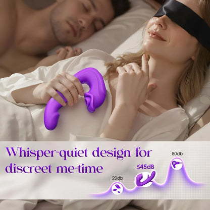 AI-Powered App-Controlled G-Spot & Clitoral Vibrator with 7 Suction and Thrusting Modes