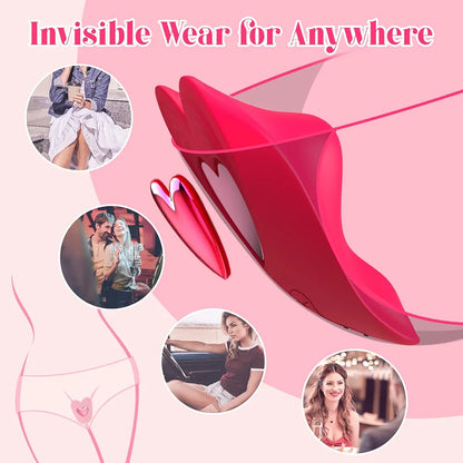 App-Controlled Wearable Remote Vibrating Panties for Couples with 10 Vibration Settings