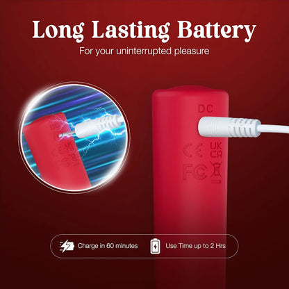 Premium Mini Bullet Vibrator - 10 Vibration Modes, Waterproof, USB Rechargeable Clitoral Stimulator for Intimate Wellness