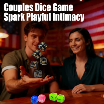 Romantic Adult Dice Game for Couples: Intimate Foreplay and Date Night Activity