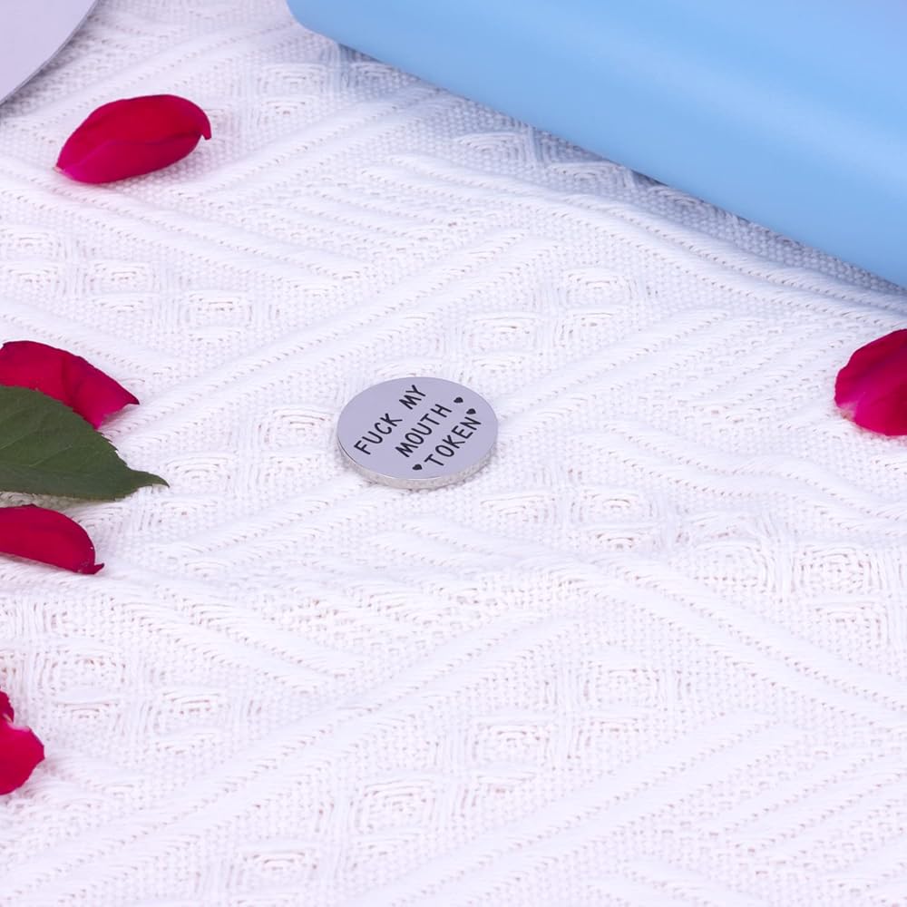 Romantic Naughty Token Set for Couples - Fun Valentine's Day Gift for Him