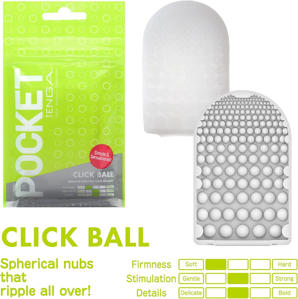 TENGA Pocket Series 6-Pack Disposable Masturbator Sleeves - Variety Set for Men
