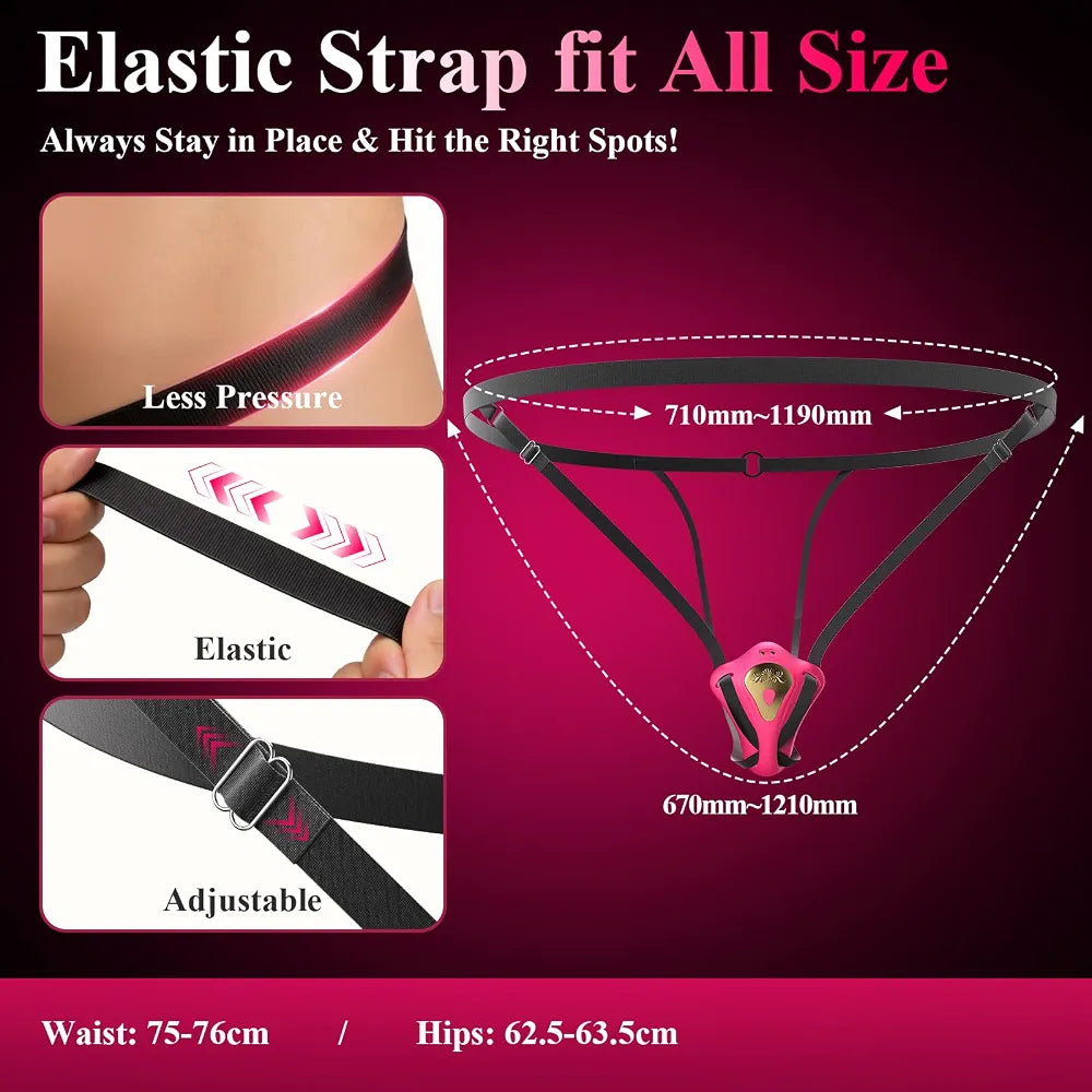 Butterfly App-Controlled Wearable Couples Vibrator with 9 Modes