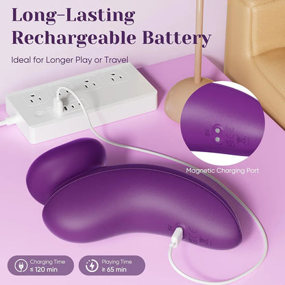 Premium Waterproof Oral Stimulation Device with Pulsating Licking Technology