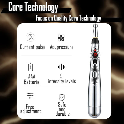 9-Mode Adjustable Electric Stimulation Wand for Couples