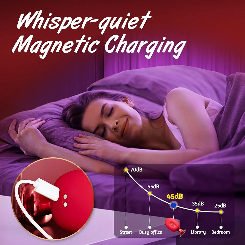 Rose-Shaped Silicone Nipple Clamps with 10-Mode Vibrating Clitoral Stimulator
