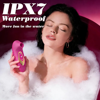 Rechargeable App-Controlled Clitoral and G-Spot Suction Stimulator