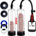 Manual Vacuum Penis Pump with 3 Rings for Men's Enhancement and Training