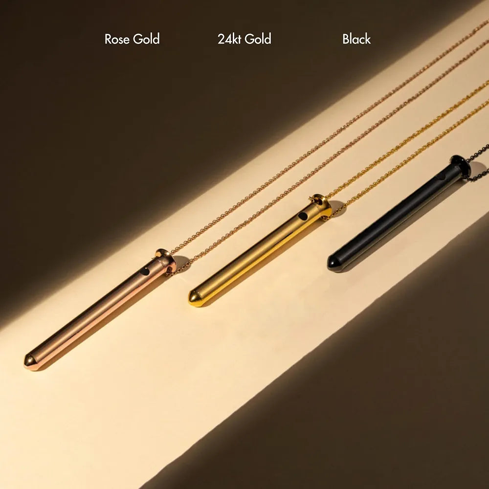 Crave Vesper 2 Original Vibrator Necklace - Discreet Wearable Luxury Vibrating Pendant for Adults