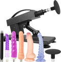 Automatic Thrusting Sex Machine with 3XLR Connector and Suction Cup Attachments for Men and Women