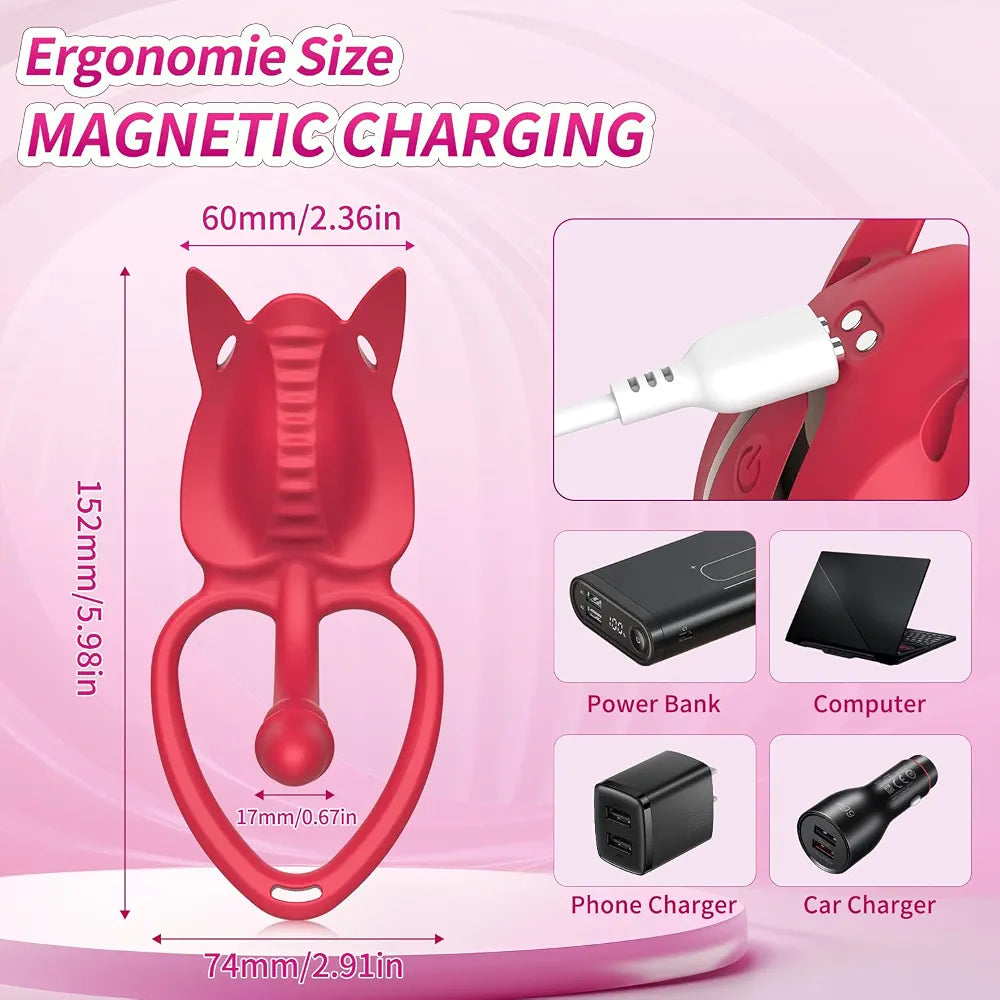 Remote-Controlled Wearable Couples Vibrator with App Connectivity and Multi-Function Stimulation