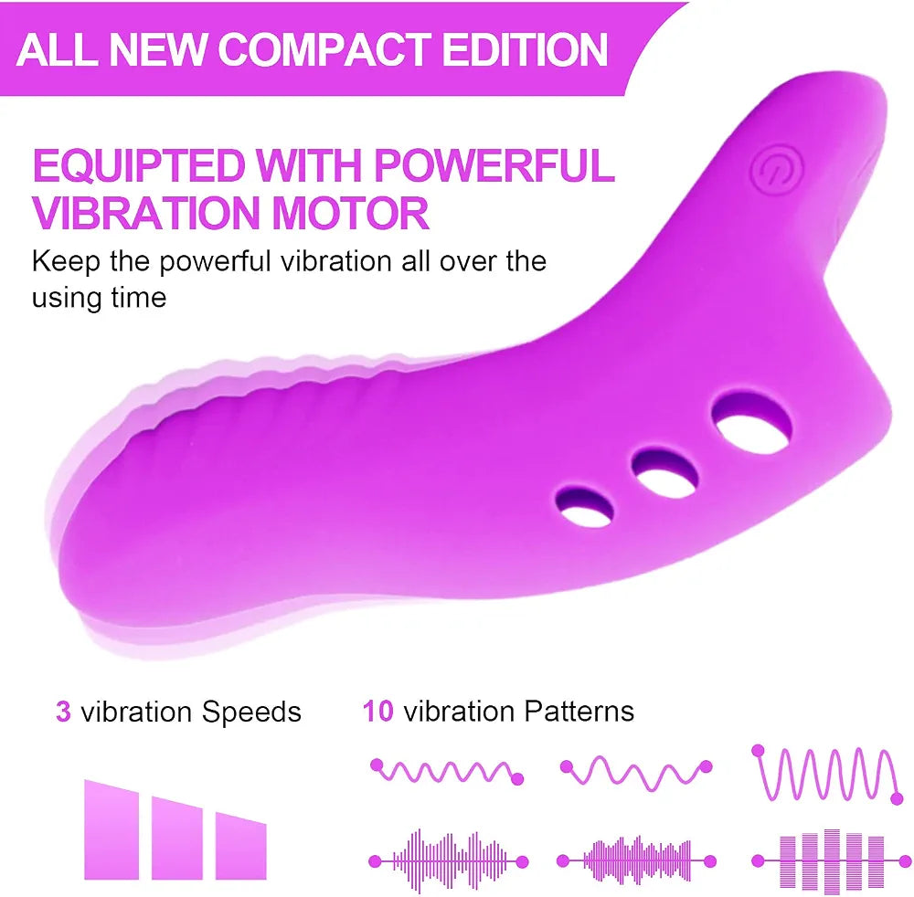 Discreet Butterfly Clitoral and G-Spot Vibrator with 10 Vibration Modes