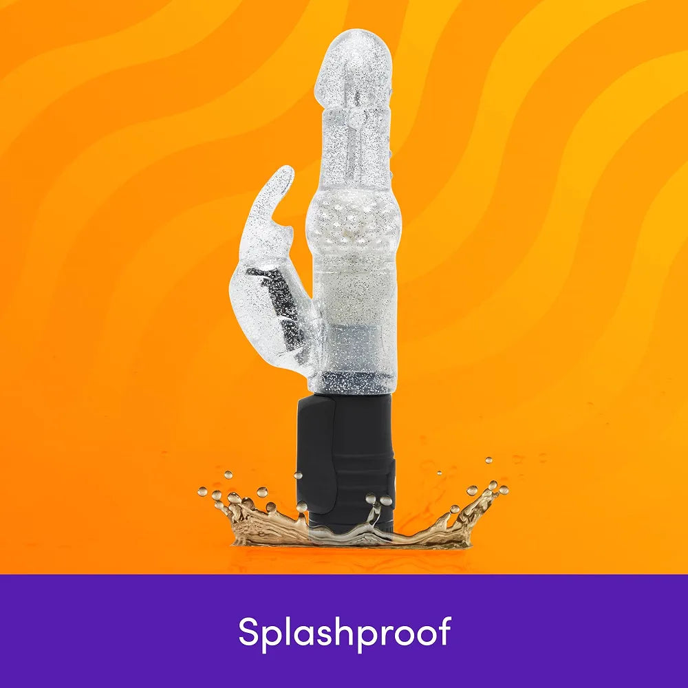 Jessica Rabbit Dual-Stimulation G-Spot and Clitoral Vibrator - Silver