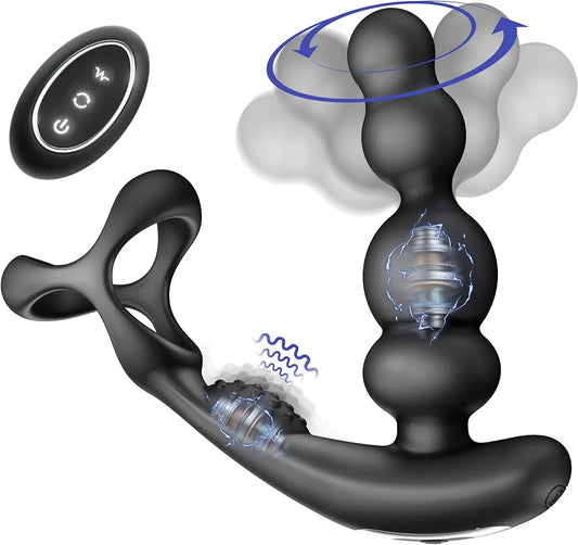 Zenvester Prostate Massager and Anal Vibrator with Remote Control