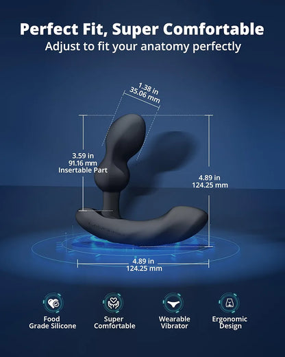 LOVENSE Edge 2 Remote-Controlled Prostate Massager and Anal Vibrator