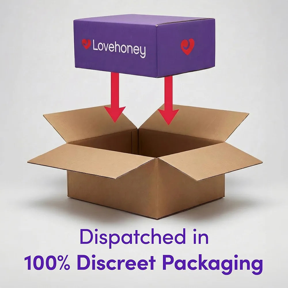 Lovehoney Wickedly Powerful 2.5-Inch Multispeed Vibrating Egg with 31-Inch Wired Remote - Purple