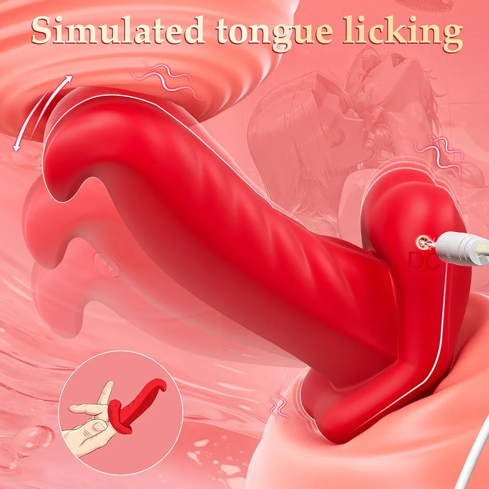 10-Mode Flexible Silicone Finger Vibrator for G-Spot and Clitoral Stimulation